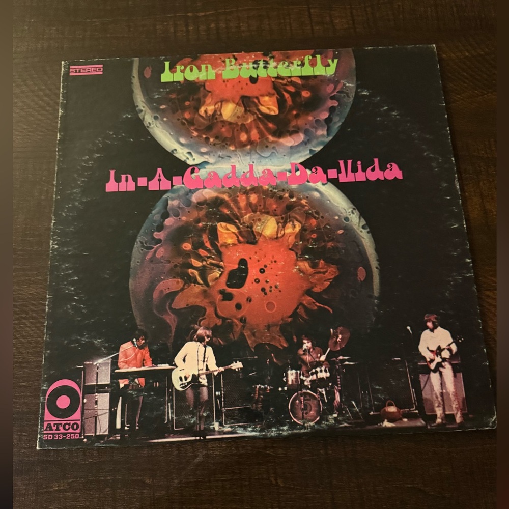 Iron Butterfly In-A-Gadda-Da-Vida Vintage Vinyl Record